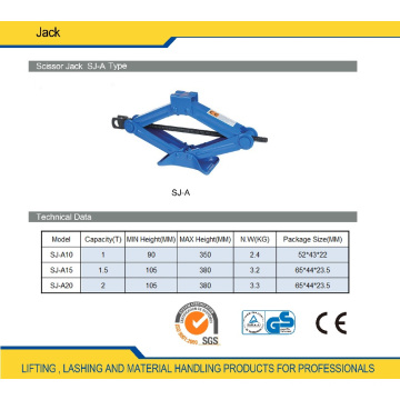 Mini Scissor Lift Jack 1 Ton to 2 Ton